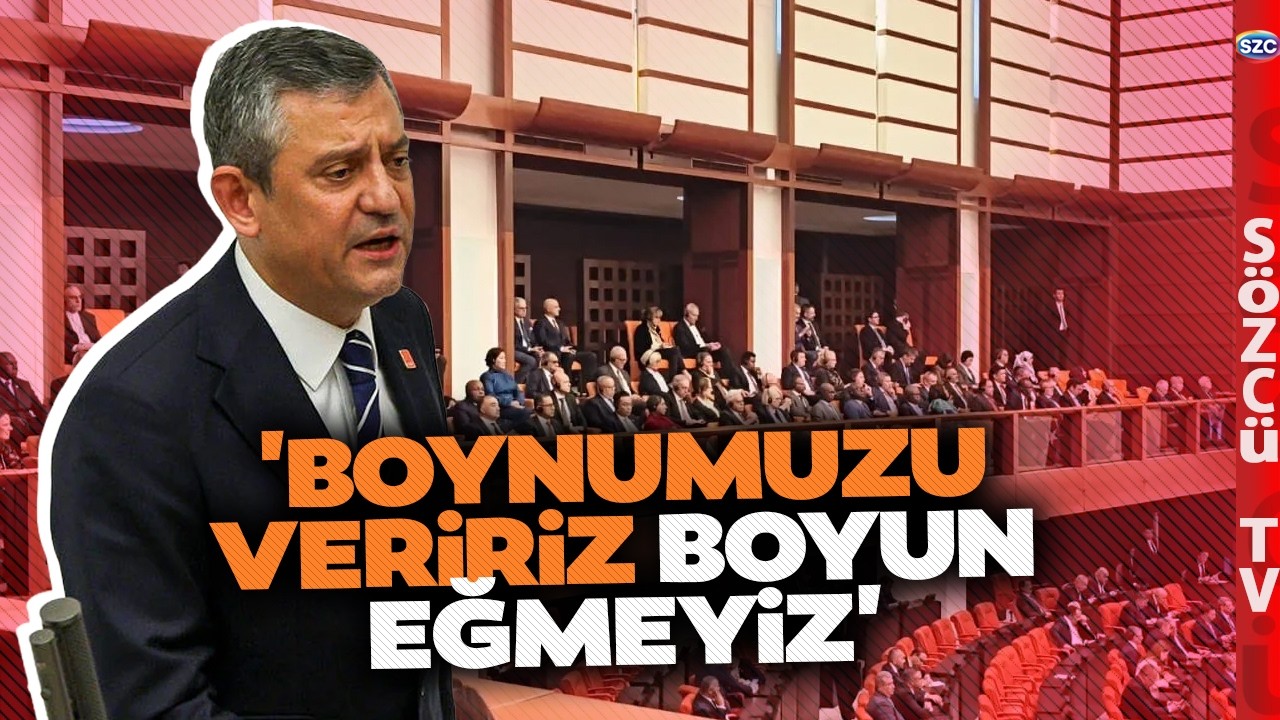 Özgür Özel Meclis'i İnletti! Tarihe Damga Vuracak Konuşma! 'Boynumuzu Veririz ama Boyun Eğmeyiz'