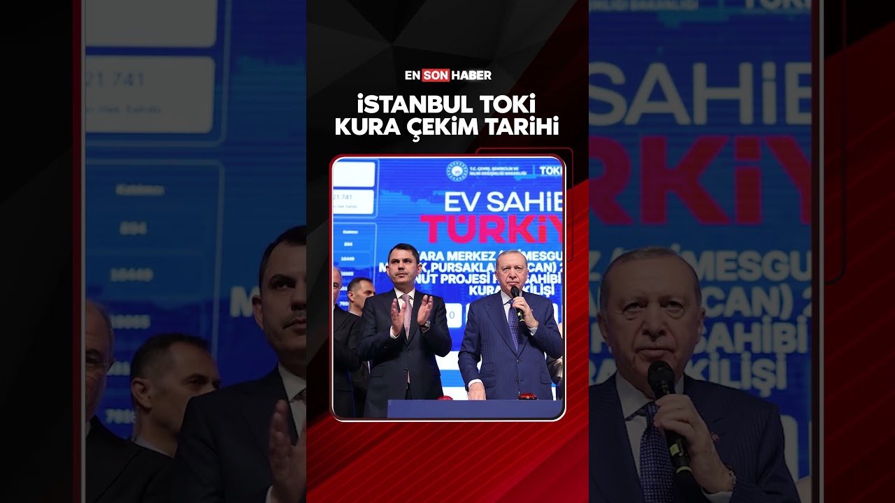 İstanbul TOKİ kura çekim tarihi #shorts