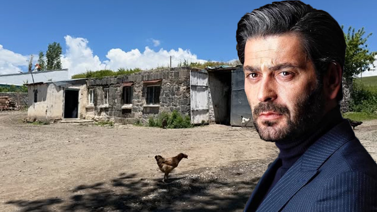 Ozan Akbaba 25 yıl sonra doğduğu evde. 