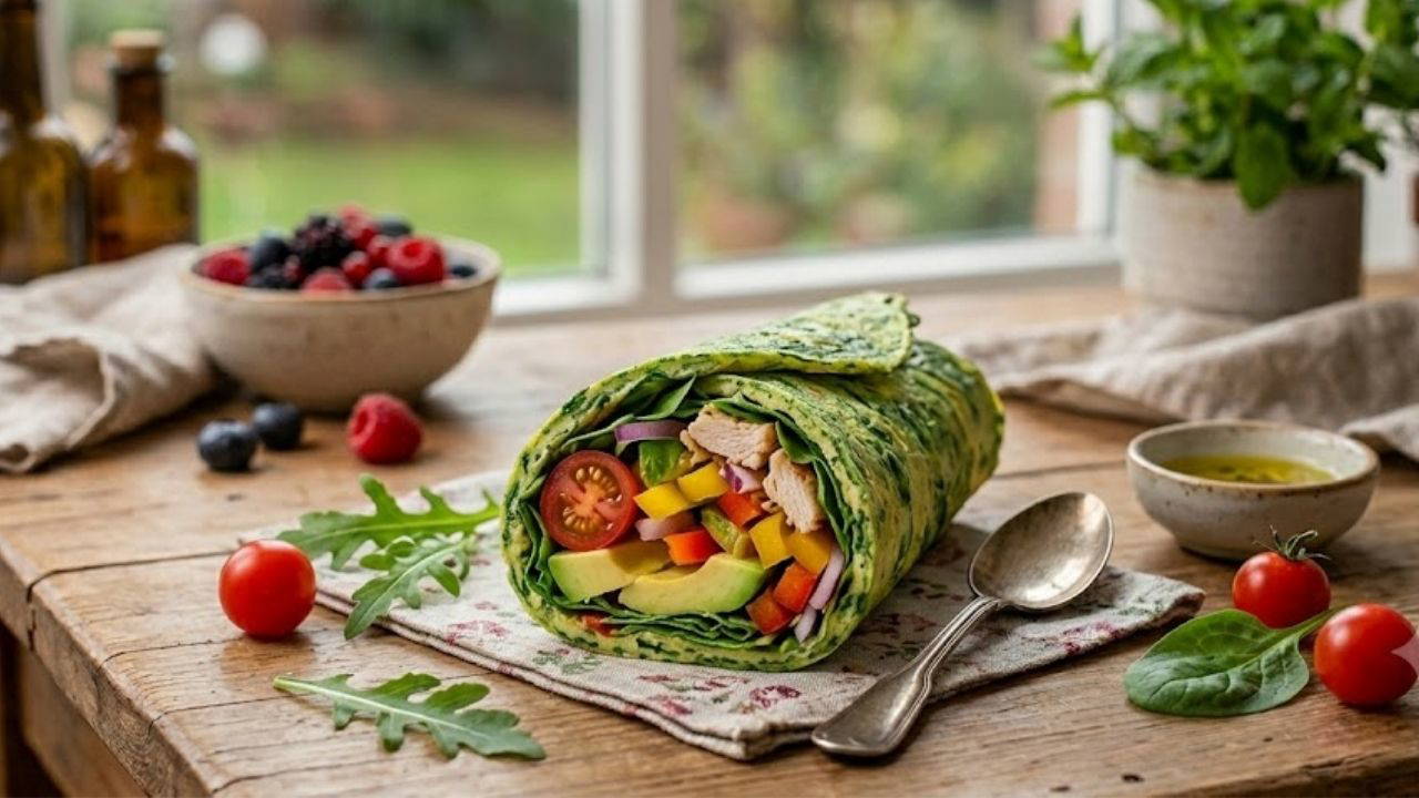 Un yok, lavaş yok: Yüksek proteinli ve rengarenk yeşil yumurta dürüm tarifi...