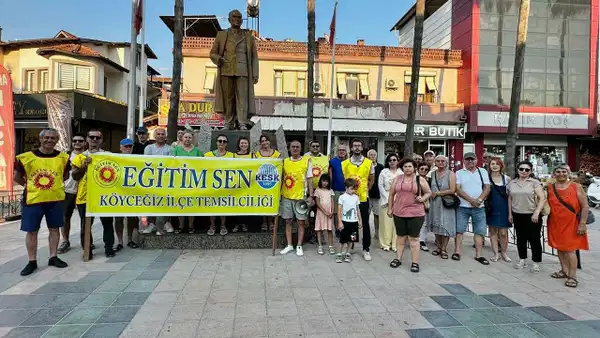 Muğla'daki eğitimcilerden Ankara'da eylem yapan meslektaşlarına müdahaleye tepki: 'Tüm gözaltı ve baskı uygulamalarını kınıyoruz'
