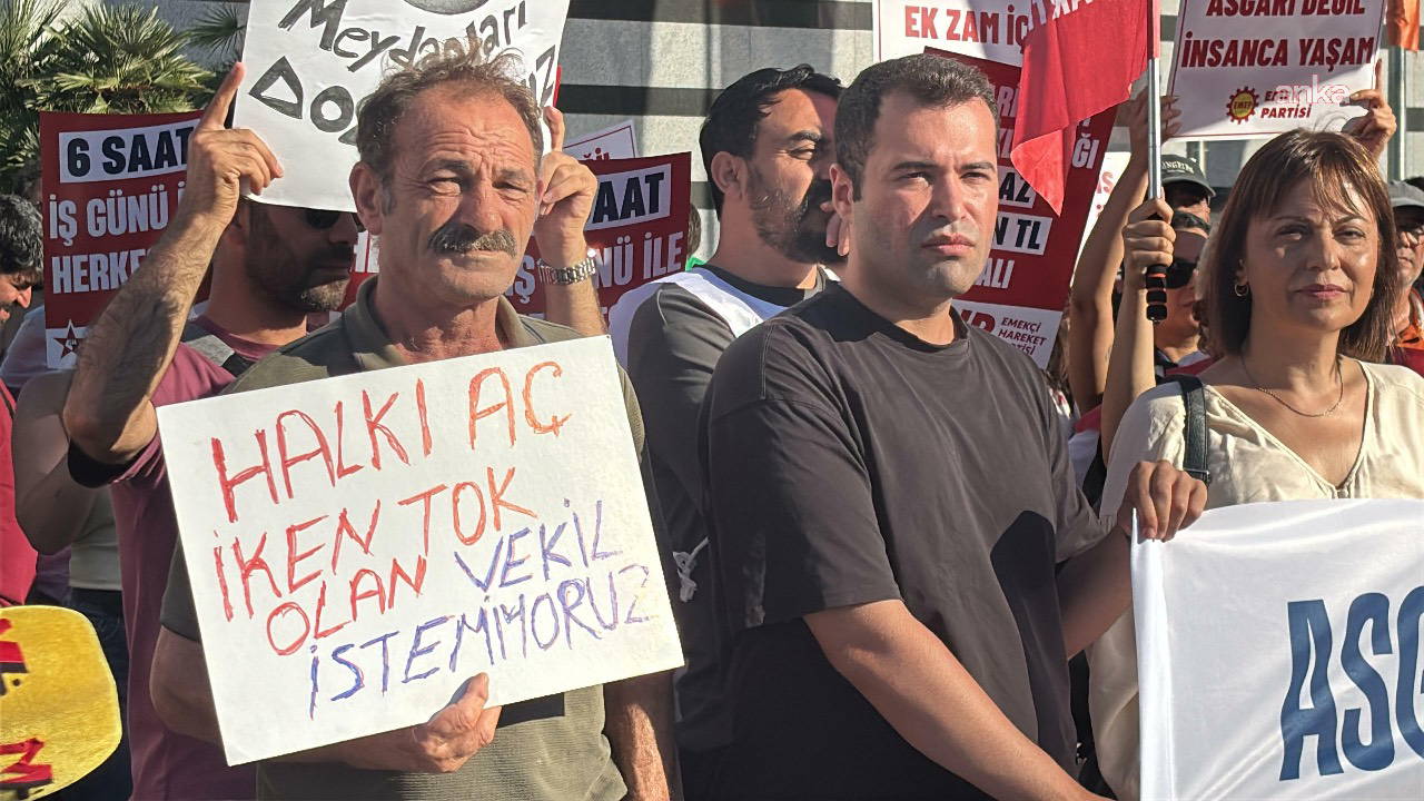 Asgari Ücret İnisiyatifi'nden Şişli'de eylem: ‘Askıda yaşamak istemiyoruz’