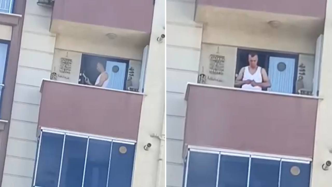 İstanbul'da balkonda silah şarjörüne mermi dolduran şüpheli yakalandı