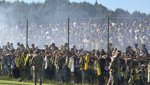 Fenerbahçe taraftarı, Topuk Yaylası'na akın etti!