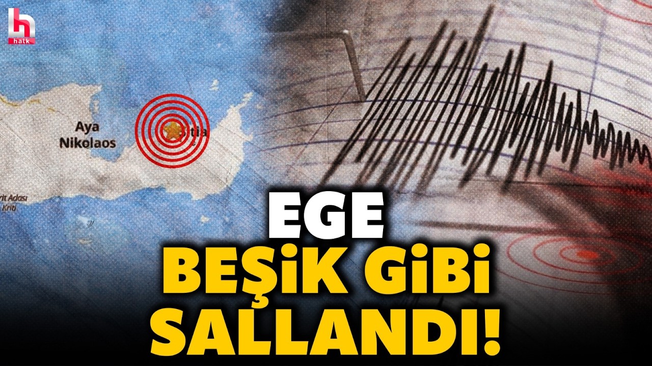 Muğla'da yürekler ağza geldi! Ege açıklarındaki depremin şiddeti panik yarattı! İşte o görüntüler!