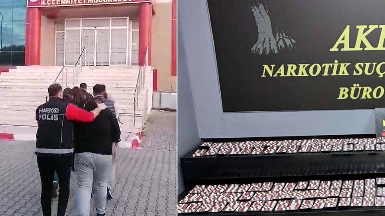 Manisa'da binlerce sentetik hap ele geçirildi: 4 kişi tutuklandı