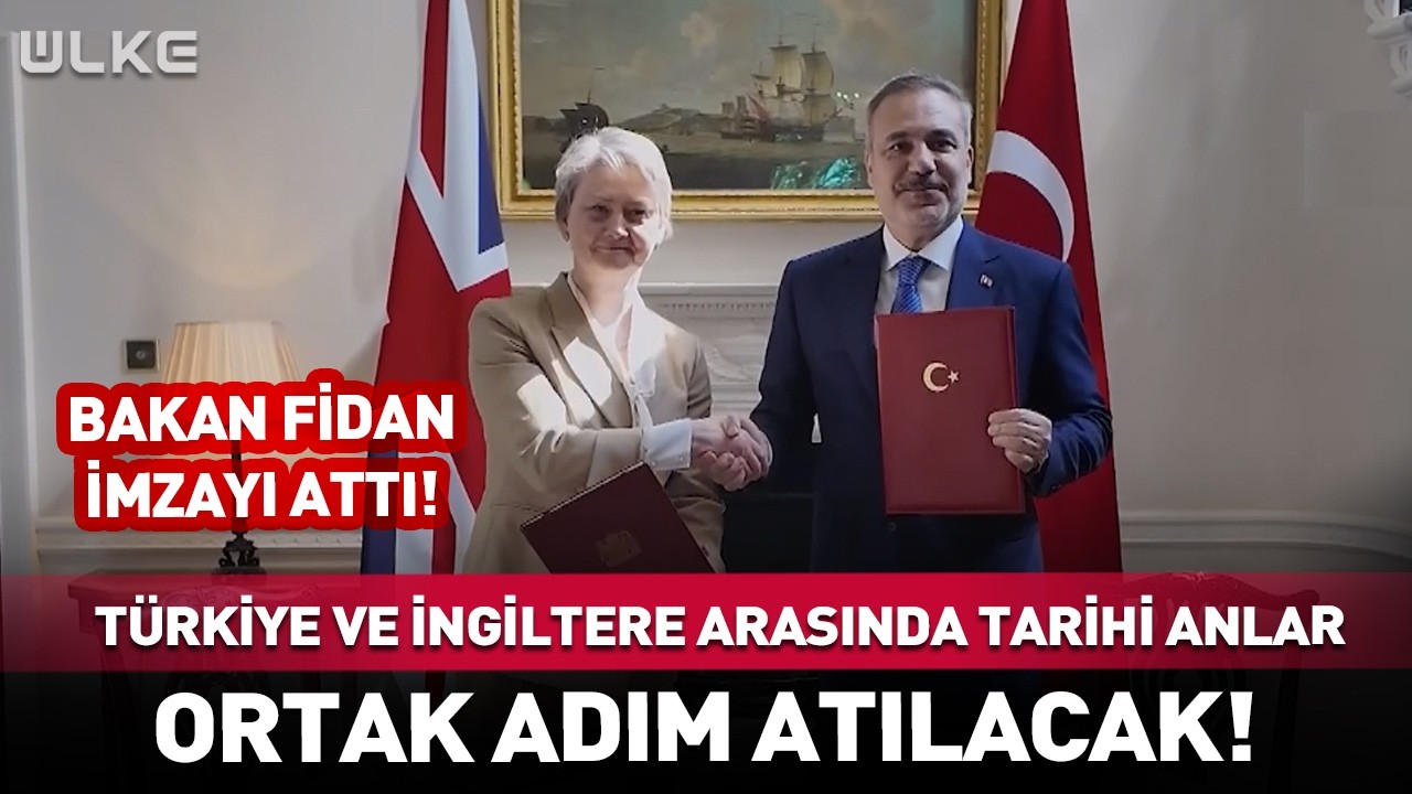 Türkiye ve İngiltere Arasında Tarihi Anlar...