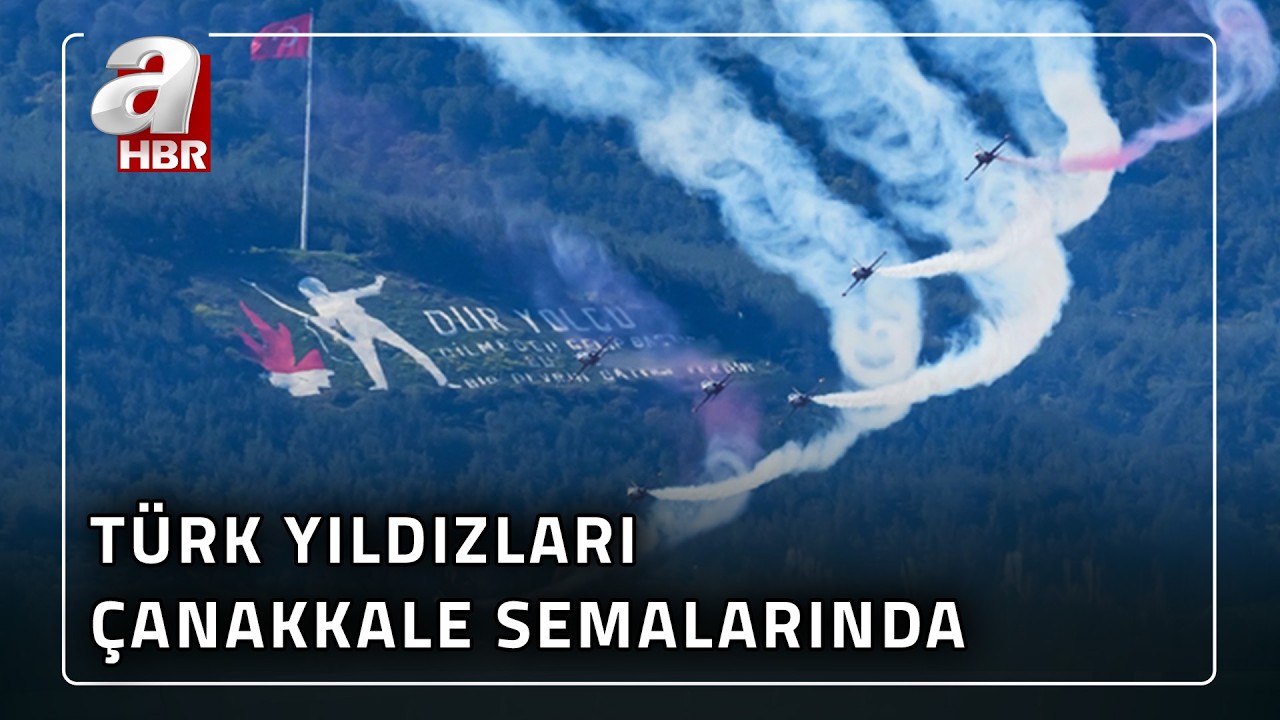 Türk Yıldızları' Çanakkale Semalarında Nefesleri Kesti | A Haber