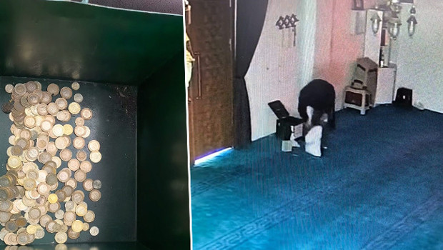 Camideki yardım kutusunu kırdı: 200 bin TL'yi alıp kaçtı