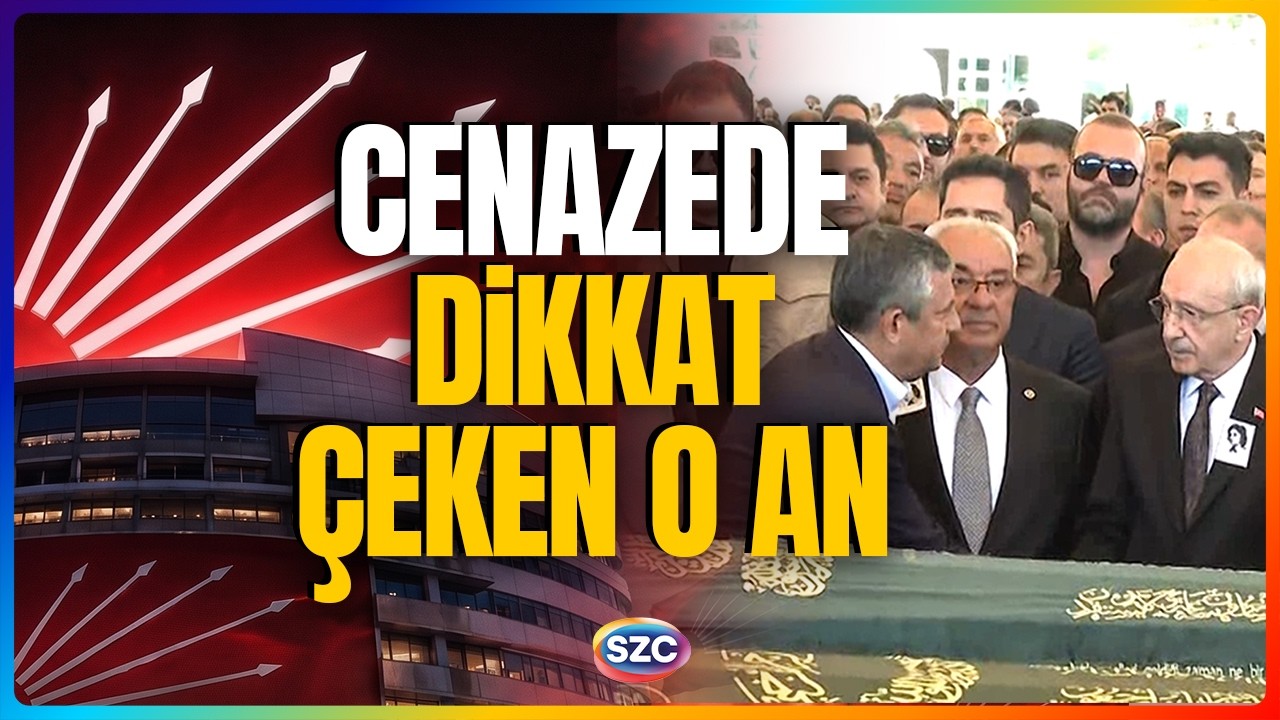 56 Gün Sonra İlk! Cenazede Dikkat Çeken An! Özgür Özel Kemal Kılıçdaroğlu'nun Elini Sıktı