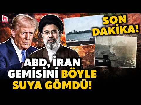 SON DAKİKA! CENTCOM YAYINLADI! ABD füzeleri İran bayraklı gemiyi deldi geçti! Savaş alevleniyor!