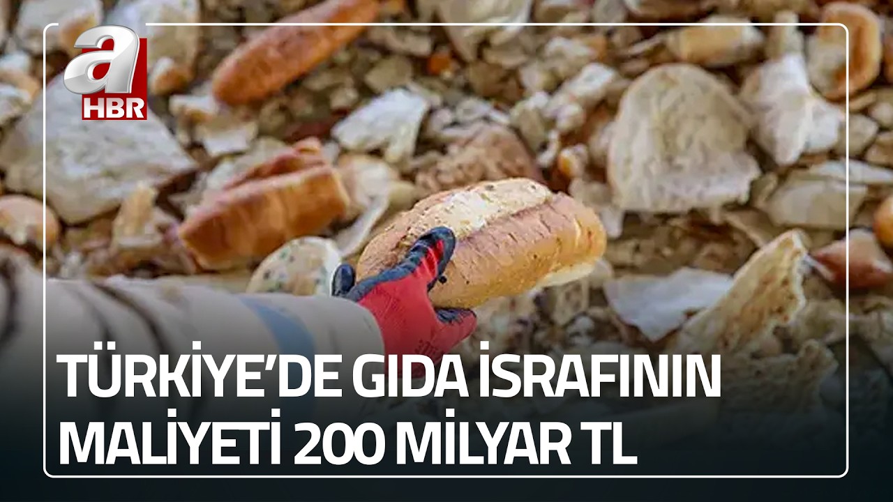 Türkiye'de her gün 6 milyon ekmek israf ediliyor! | A Haber