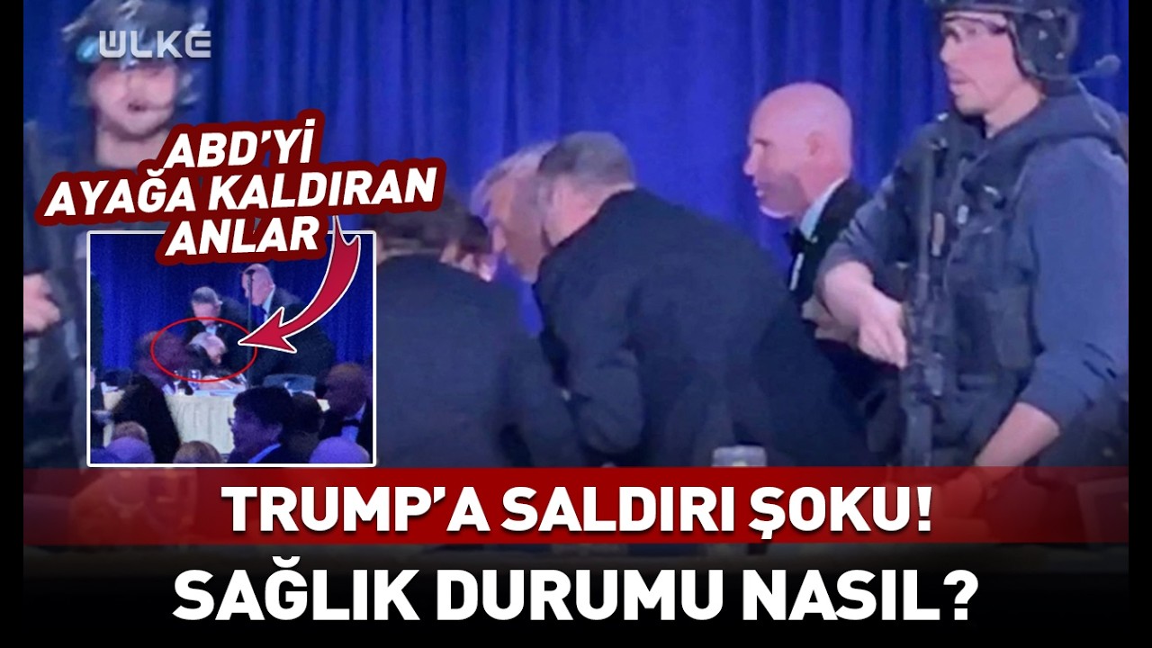 Trump'a Saldırı Şoku! Sağlık durumu nasıl?