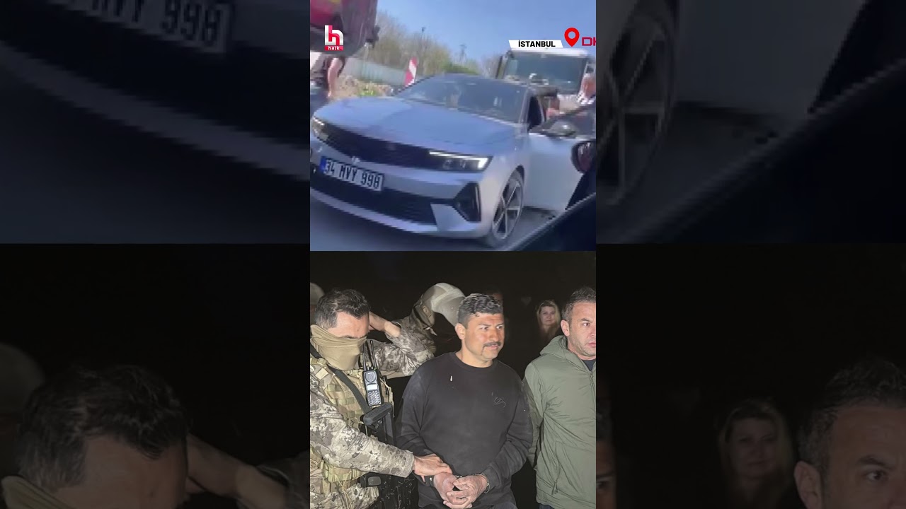 Başakşehir'de polisin 'dur' ihtarına uymadı; otomobilin lastikleri indirilerek yakalandı!