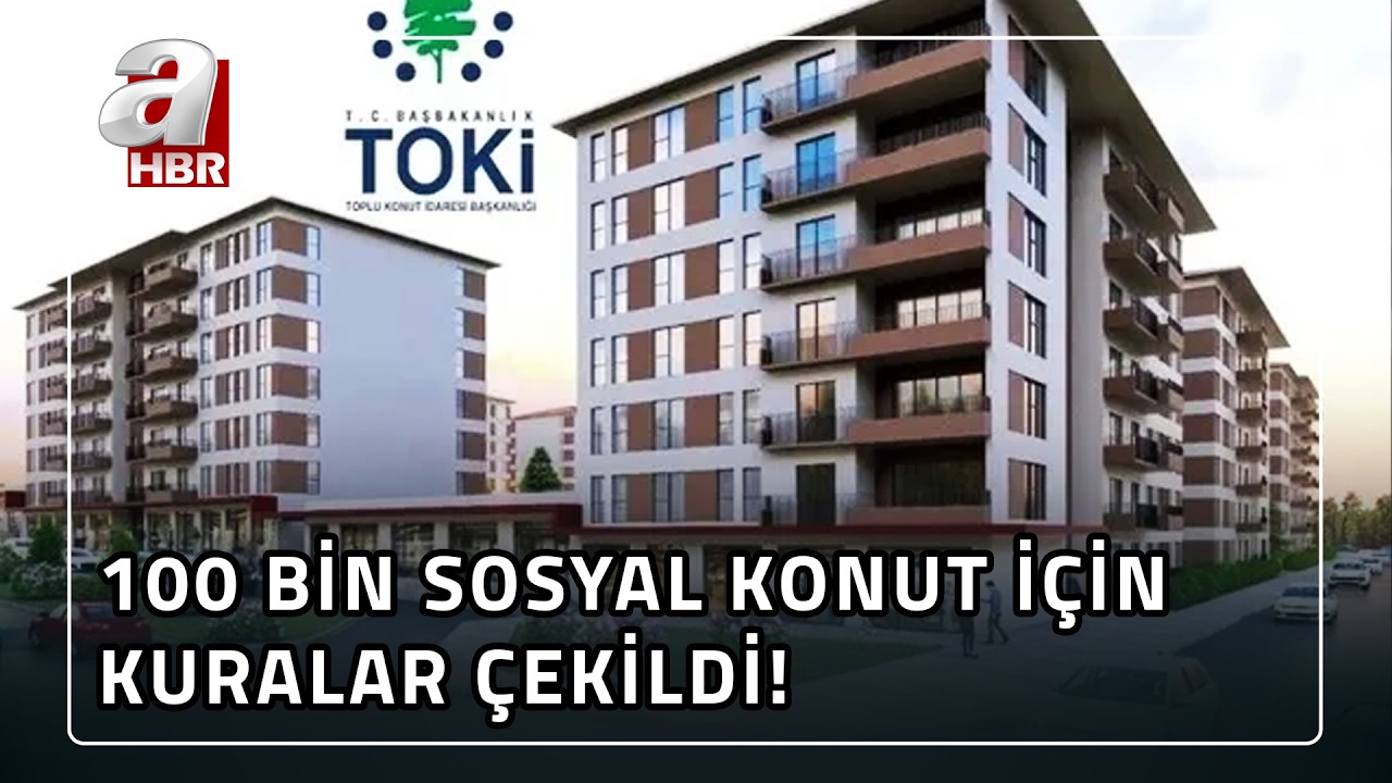 İstanbul'da 100 bin sosyal konut için kuralar çekildi! | A Haber