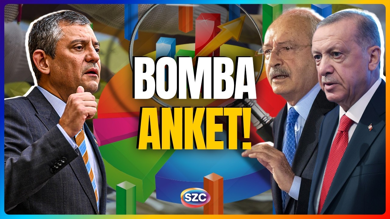 Ankara'ya Bomba Gibi Düşen Anket! Erdoğan, Kılıçdaroğlu ve Özgür Özel! AKP'nin Gözü CHP'de!