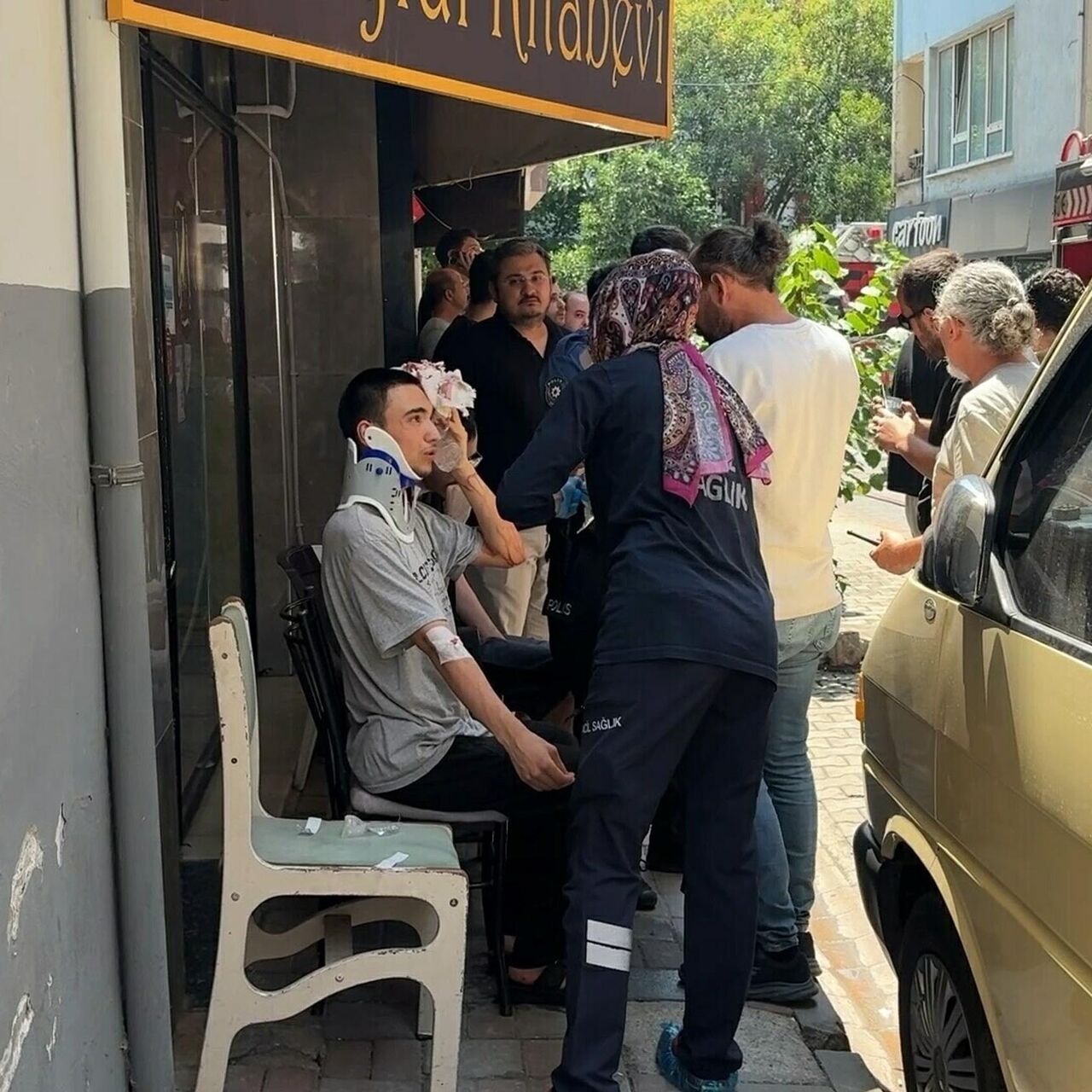 İlaçlama sırasında patlama! Yaralılar var!