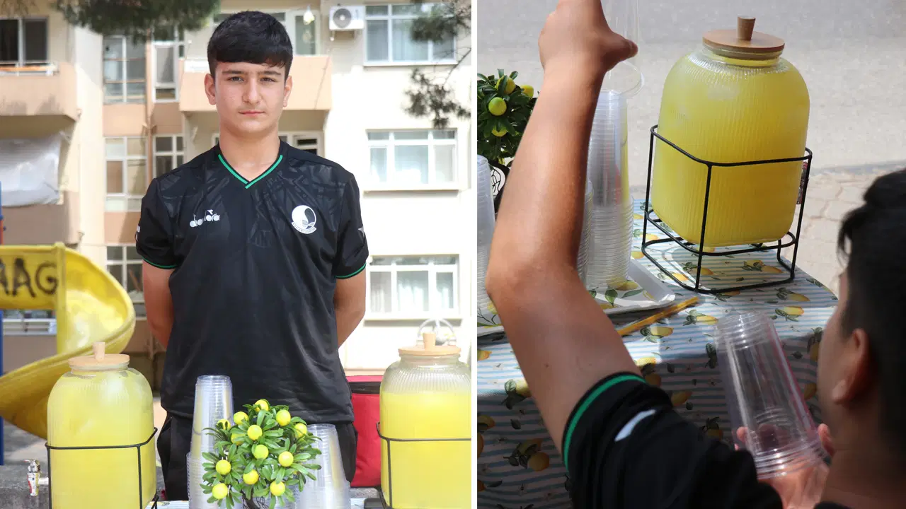 14 yaşındaki Buğra, limonata satarak asgari ücretin 3 katı kazandı: '14. günümde iPhone 15 aldım'