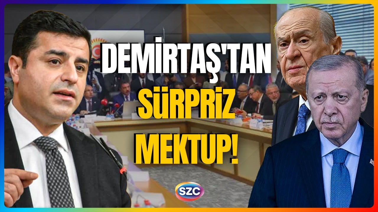 Selahattin Demirtaş'tan Erdoğan ve Bahçeli'ye Sürpriz Mektup! Meclis'te Çerçeve Yasa Tartışması