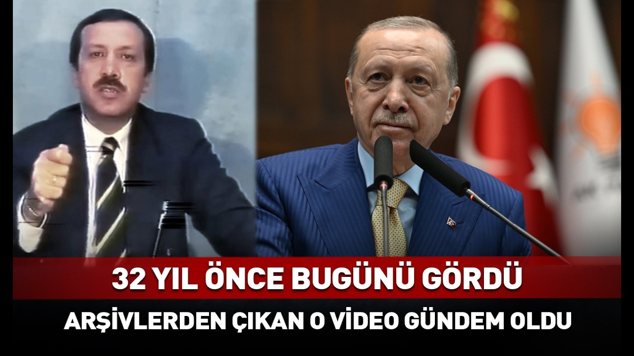 Cumhurbaşkanı Recep Tayyip Erdoğan'ın yaklaşık 32 yıl önce İstanbul Büyükşehir Belediye Başkanlığı'nın ilk dönemlerinde