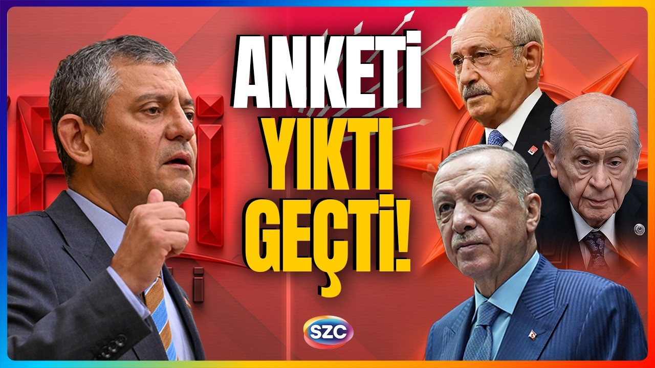 AKP MHP ve CHP Anketlerde Çakıldı! Erdoğan Bu Kadarını Beklemiyordu! Yeni Parti Fırtına Gibi Esti
