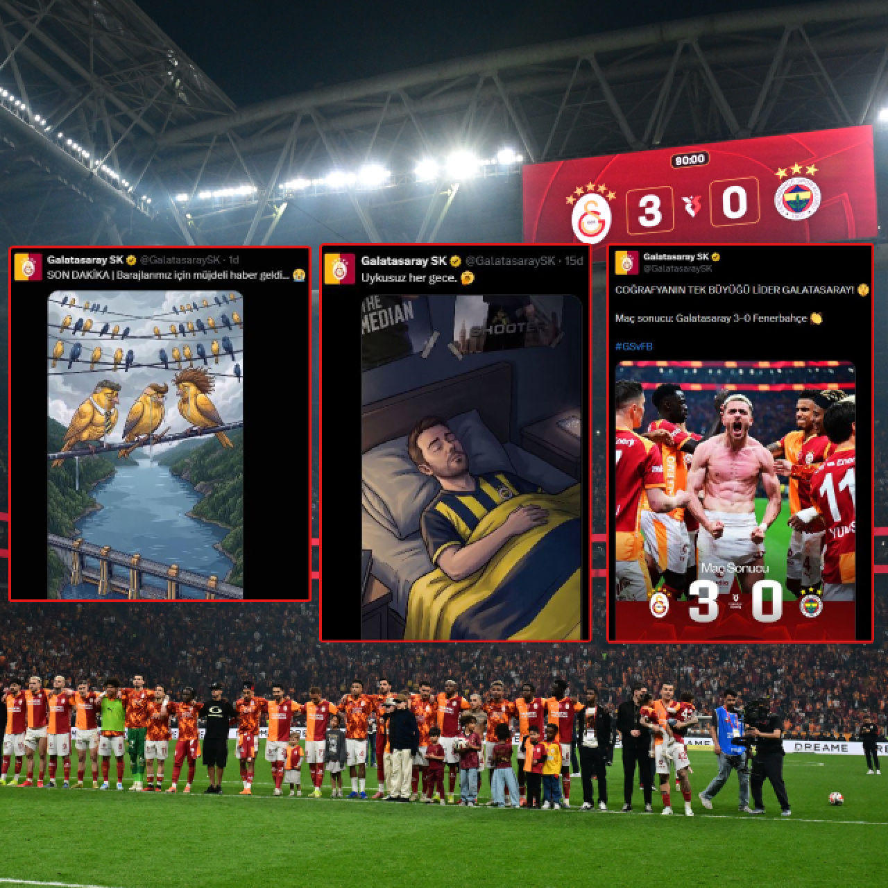 Galatasaray'dan art arda göndermeler!