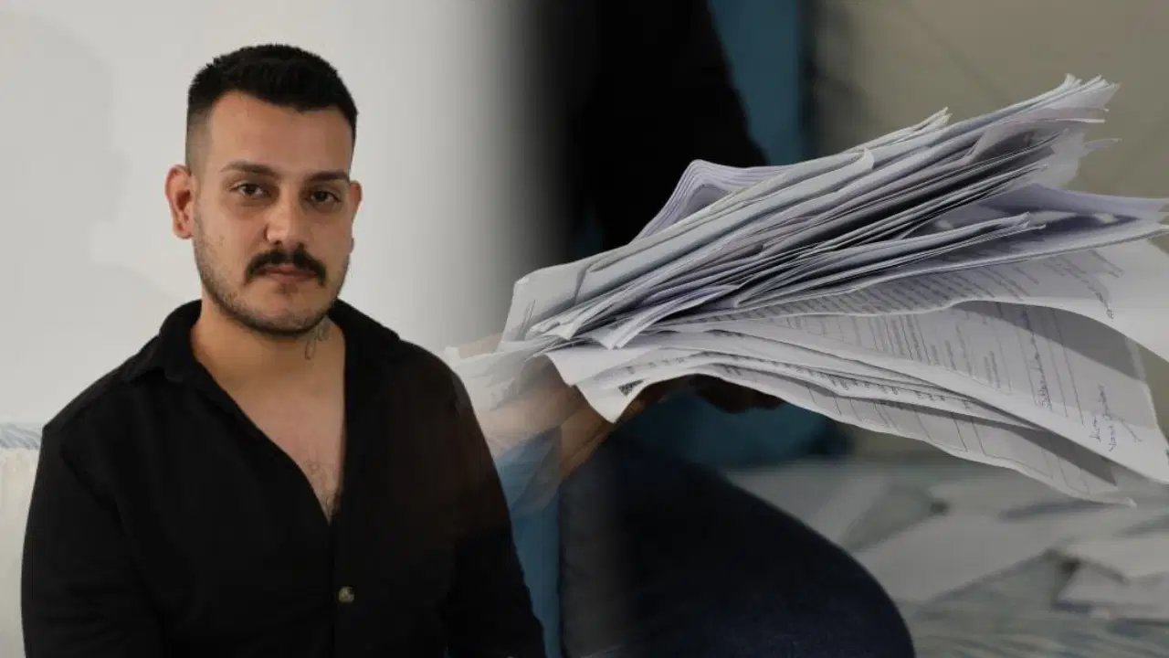 Çocukluk arkadaşına IBAN’ını verdi, hakkında 70 dava açıldı