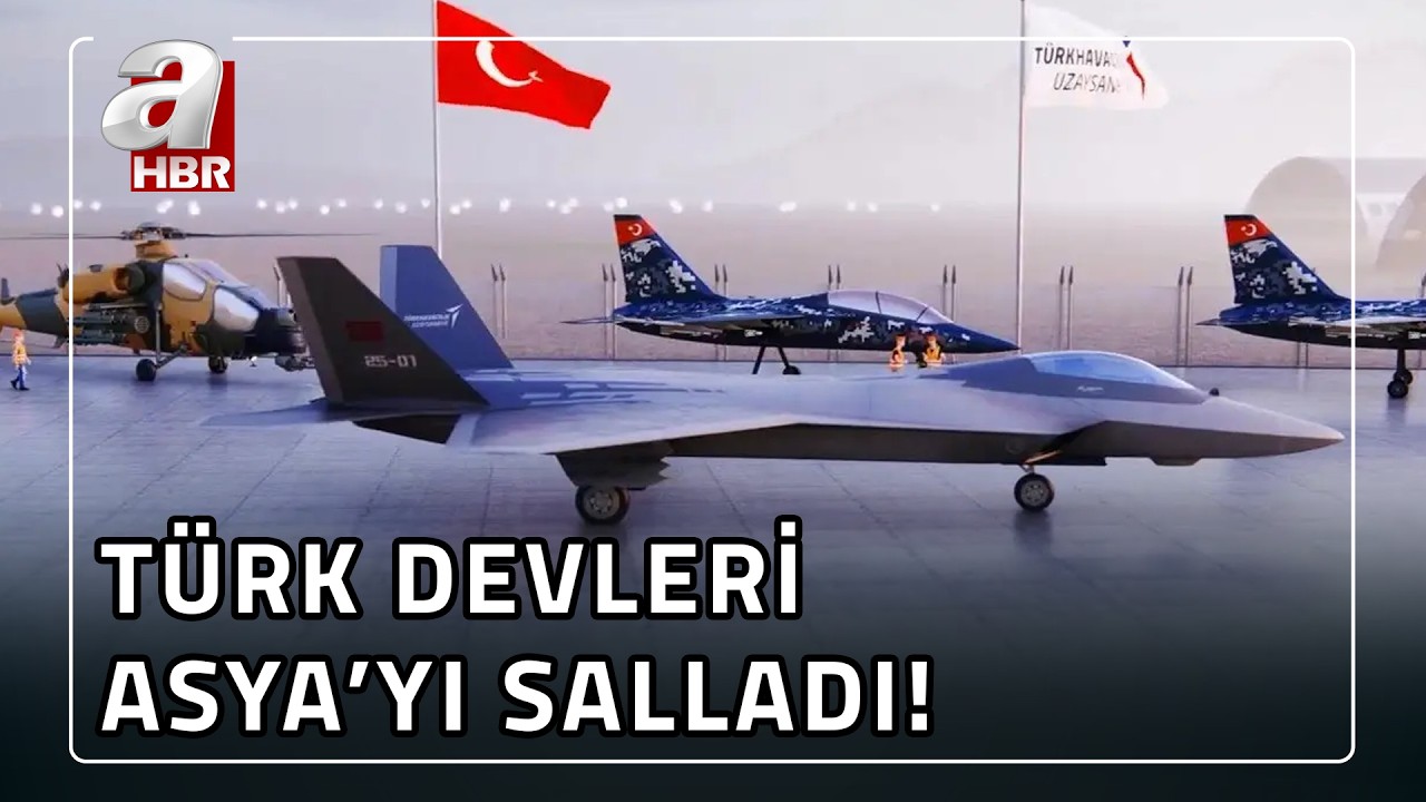 Dünyanın gözü Türk devlerinde.. KAAN, HÜRJET, ANKA, Asya'yı salladı! | A Haber