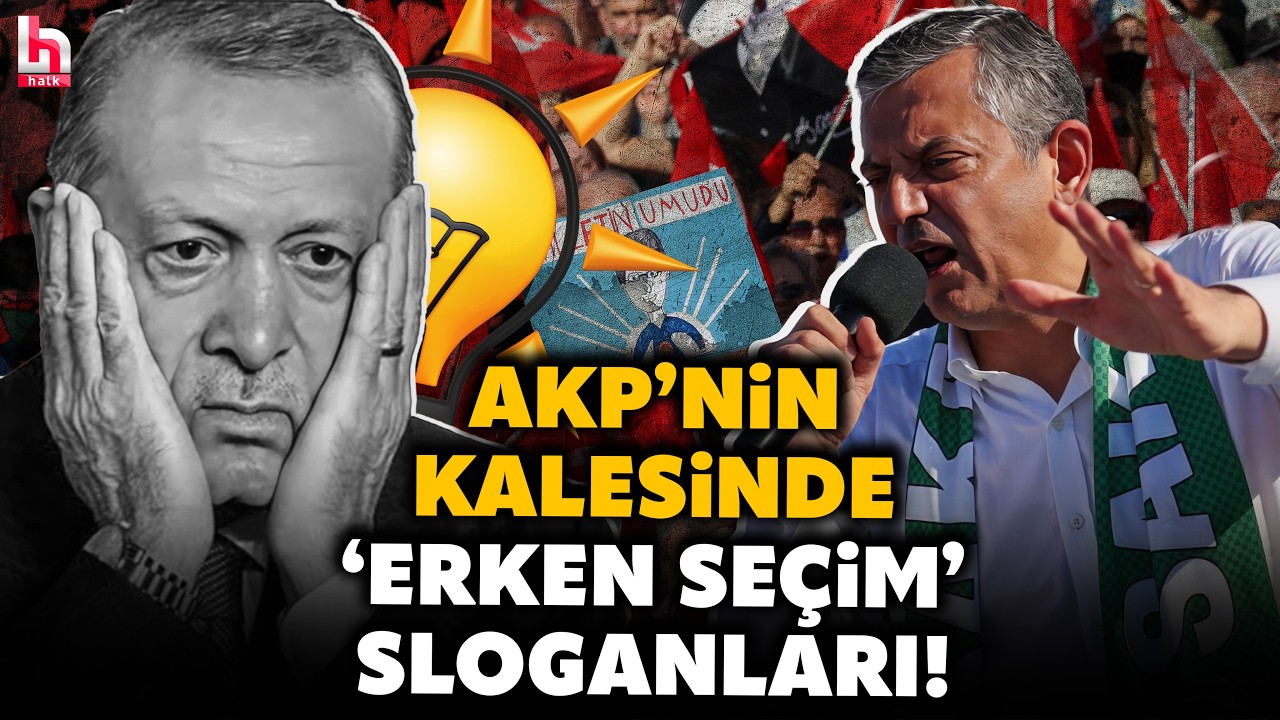 Özgür Özel 'Hazırız' dedi; AKP'nin kalesi Sakarya'da 'Erken seçim' sloganları meydanı yıktı geçti!