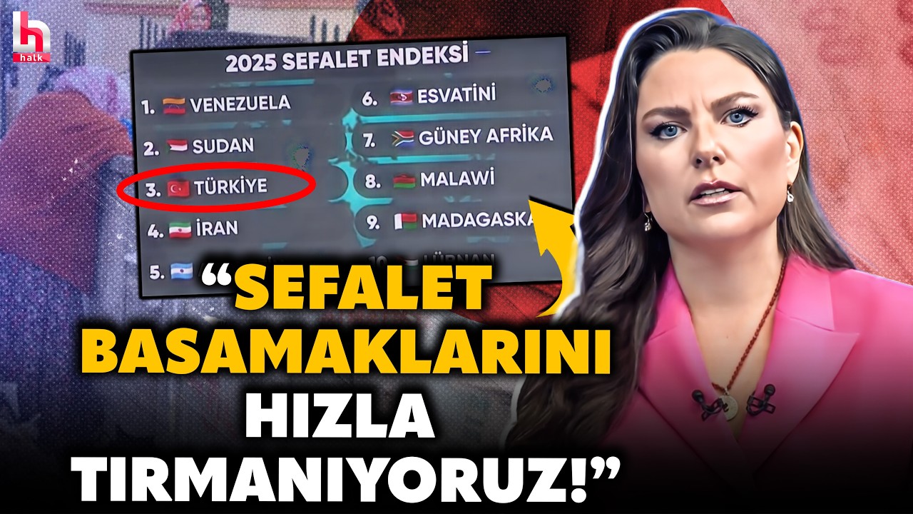 Türkiye 'SEFALET'TE DÜNYA ÜÇÜNCÜSÜ! Ece Üner, gündemi sarsacak o tabloyu canlı yayında anlattı!