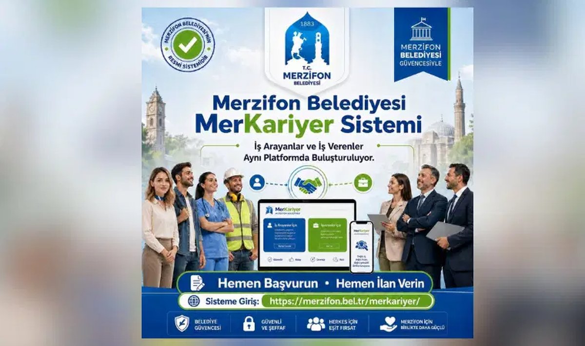 Merzifon Belediyesi, kentteki istihdam olanaklarını artırmak ve iş arayanlarla işverenleri buluşturmak amacıyla MerKariyer ad