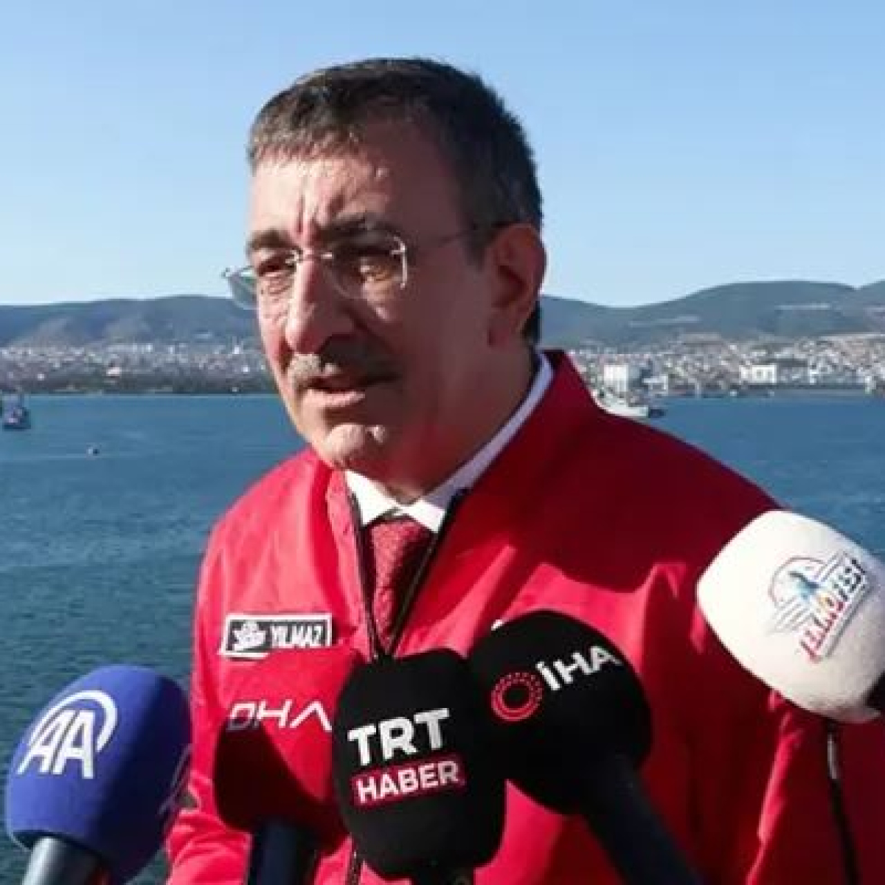 Cumhurbaşkanı Yardımcısı Cevdet Yılmaz, TEKNOFEST Mavi Vatan etkinliğinde Türkiye'nin savunma sanayisindeki kaydettiği ilerle