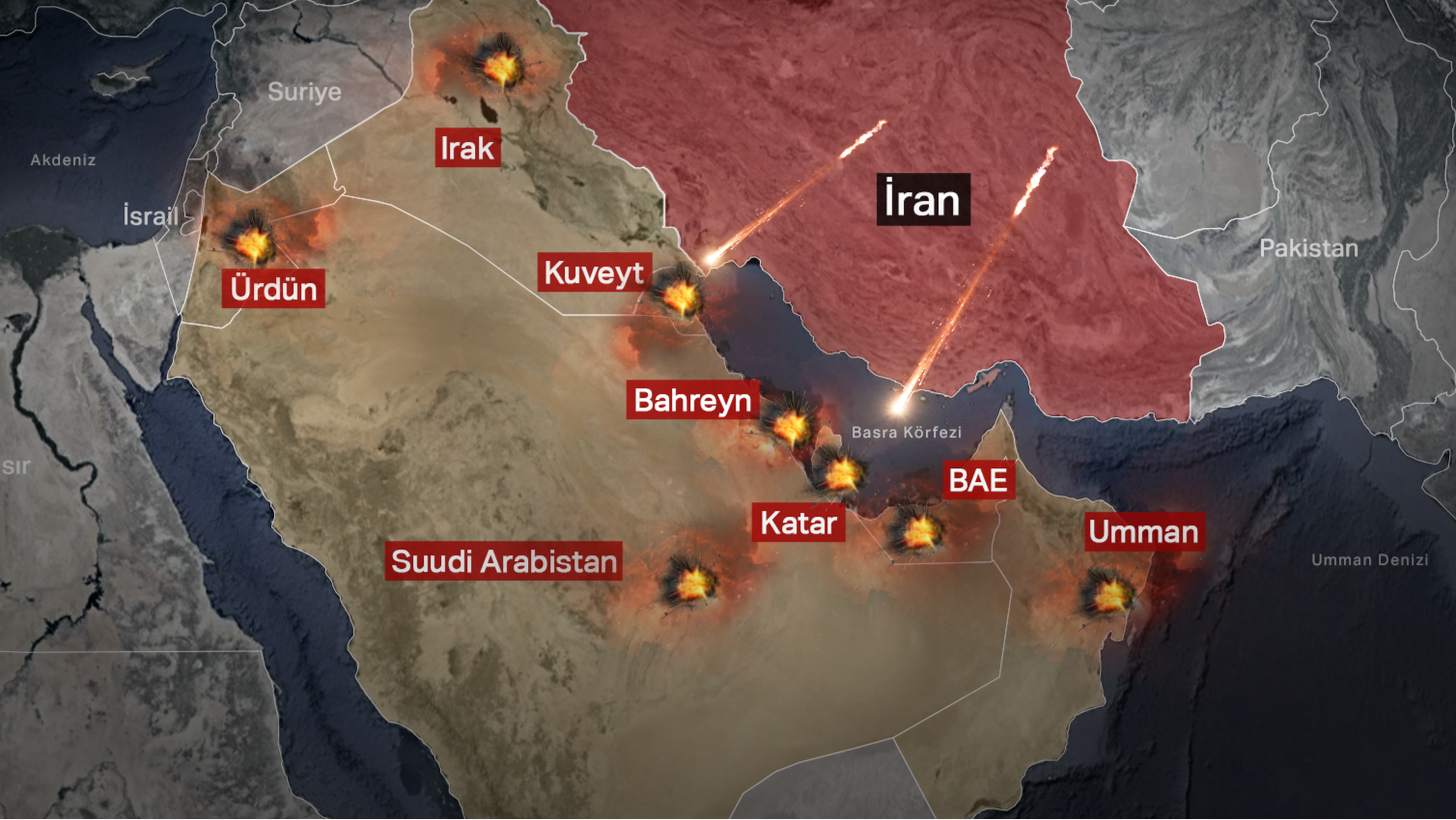 İran jeti Kuveyt'te ABD üssü vurmuş. Orta Doğu'daki üslerde hasar açıklanandan büyük
