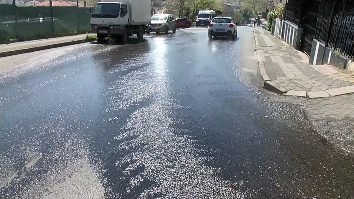 İSKİ seyrediyor su boşa akıyor