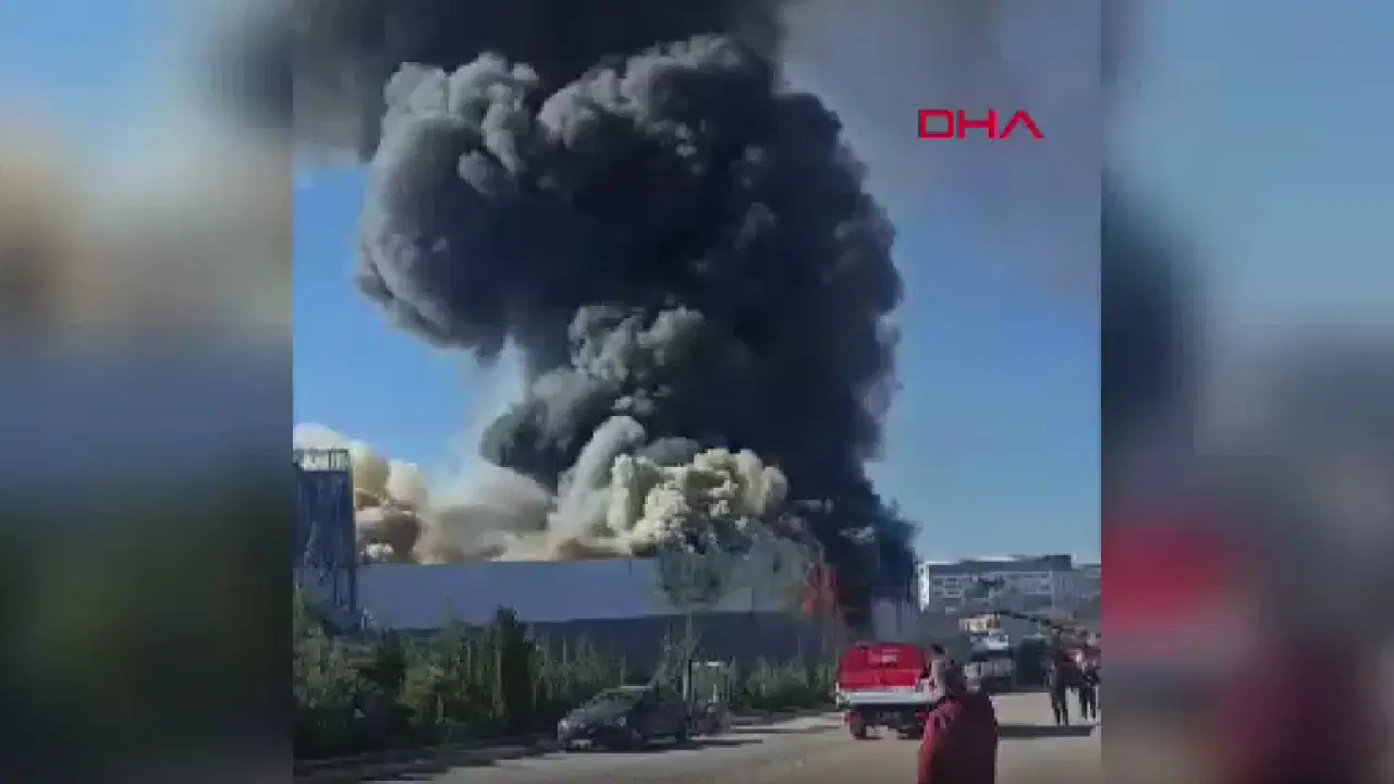 Ankara’da bir fabrikada yangın çıktı: 2 yaralı, 1 kayıp