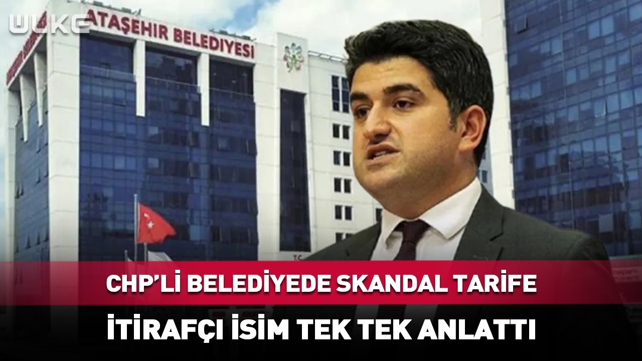 CHP’li Belediyede Skandal Tarife! İtirafçı Müteahhit Tek Tek Anlattı