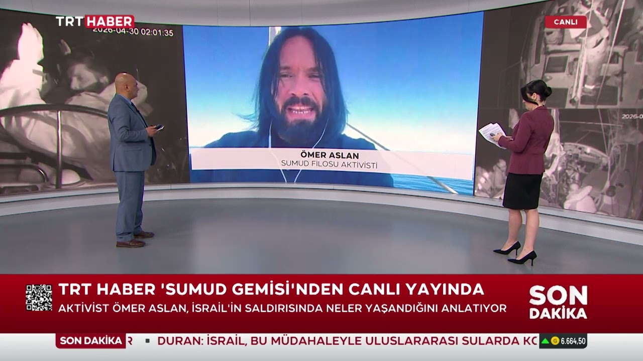 Sumud aktivisti Ömer Aslan TRT Haber’e konuştu