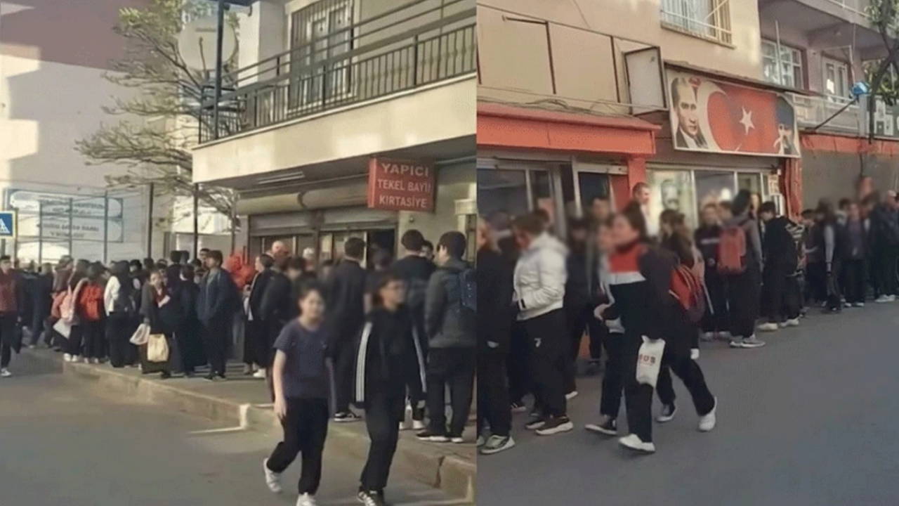 İzmir’de okulda tepki çeken görüntü... Öğrenciler sıraya dizildi, tek tek arandı: 'Çocuğu suçlu gibi gösteriyorlar'