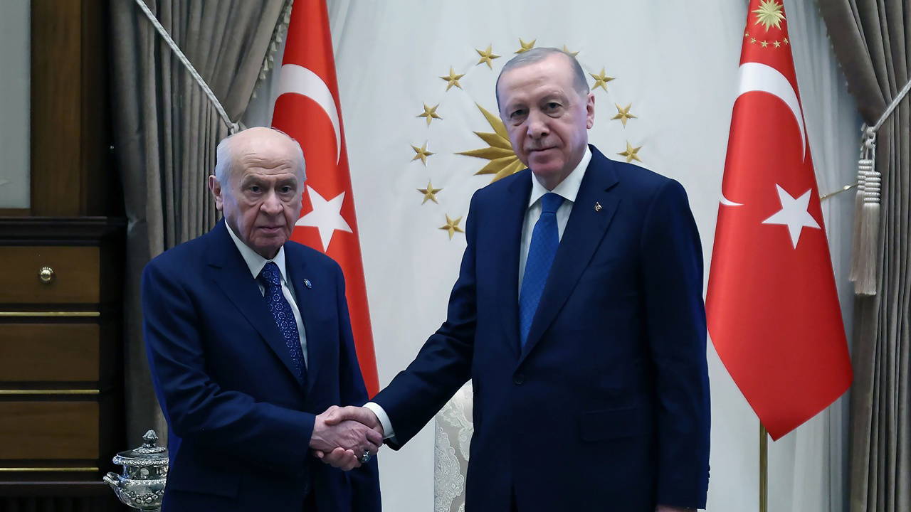 Erdoğan-Bahçeli görüşmesi sona erdi