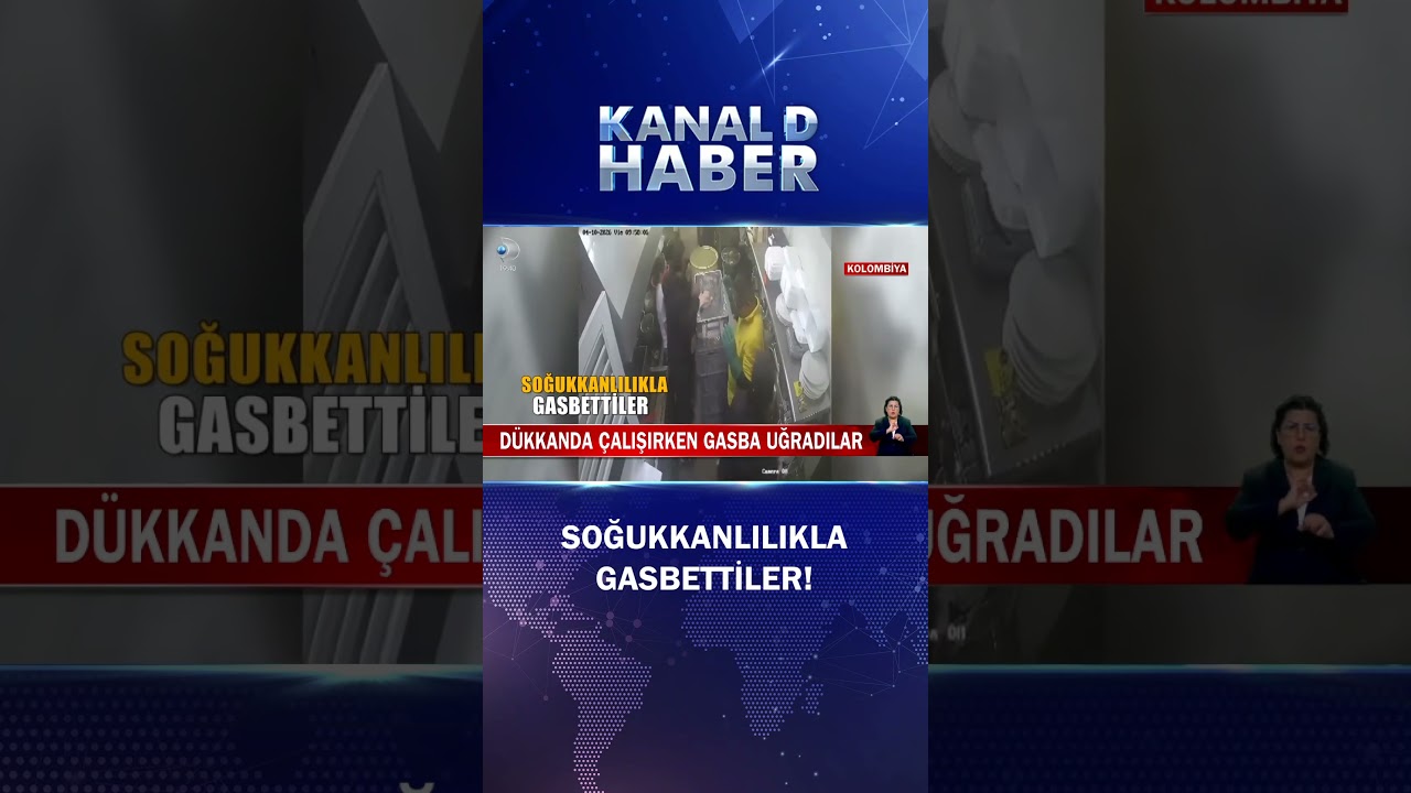 Dükkanda Çalışırken Gasba Uğradılar! Çalışanlar Kabusu Yaşadı