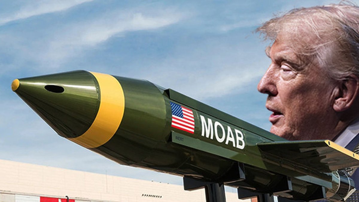 ABD Başkanı Donald Trump, İran'ın nükleer tesislerine yönelik olası bir saldırıda GBU-43/B olarak da bilinen 'Tüm Bombaların