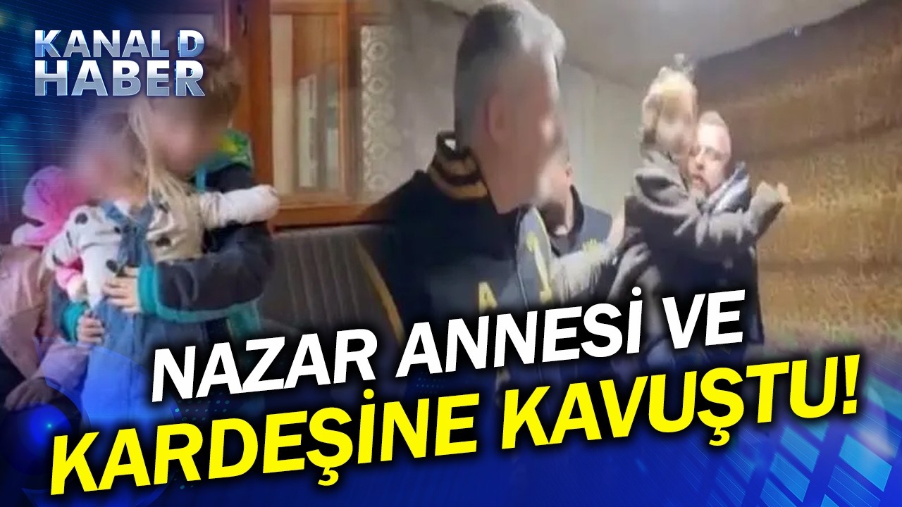 Babası Tarafından 7 Yıl Alıkonulmuştu... 8 Yaşındaki Nazar Hiç Görmediği Kardeşine Kavuştu!