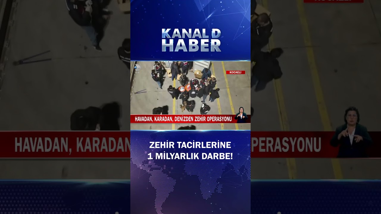 Zehir Tacirlerine 1 Milyarlık Darbe! Havadan, Karadan, Denizden Zehir Operasyonu