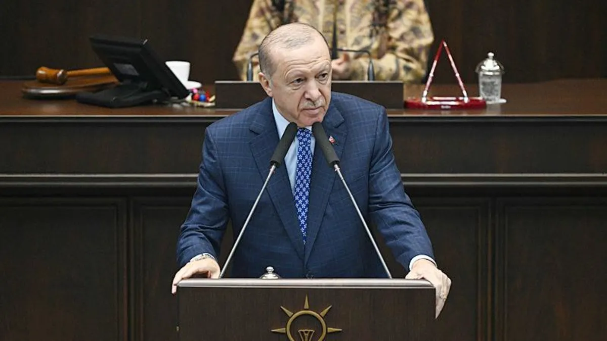 Başkan Recep Tayyip Erdoğan, AK Parti'nin TBMM Grup Toplantısı'nda yaptığı konuşmada gündemdeki önemli konulara değindi.