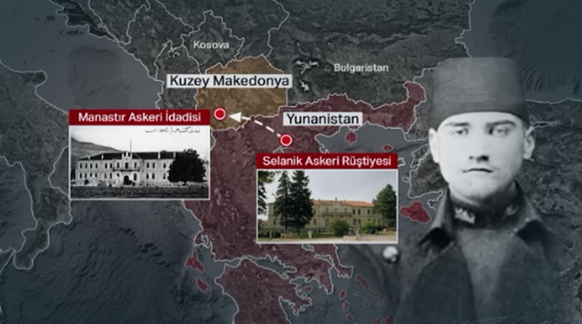 Manastır'da filizlenen özgürlük fikri. Ata'nın anıları okulunda yaşatılıyor