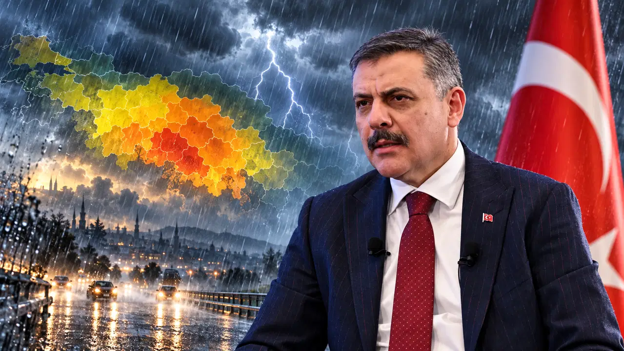 İçişleri Bakanı Çiftçi'den 29 Ekim Cumhuriyet Bayramı için 'kuvvetli yağış' uyarısı: 25 il için sarı, 4 il için turuncu kod!
