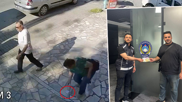 Cebinden telefonunu çıkarırken düşürdü: Duyarlı vatandaş sayesinde parasına kavuştu