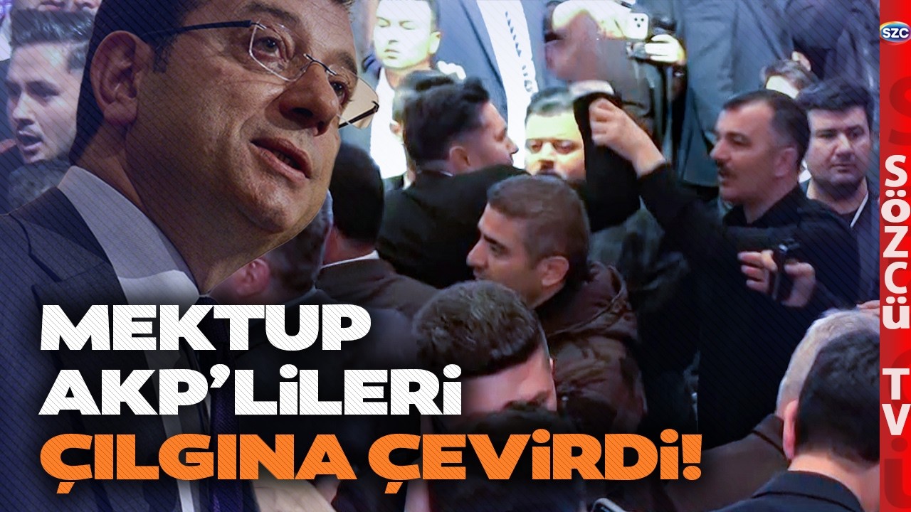 Ekrem İmamoğlu'nun Mektubu AKP'lileri Çıldırttı! TBB Seçiminde Kavga Çıktı!