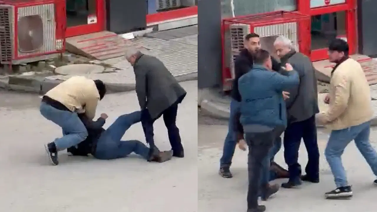 Bolu'da sokak ortasında darp: 2 kişi tarafından tekme tokat dövüldü