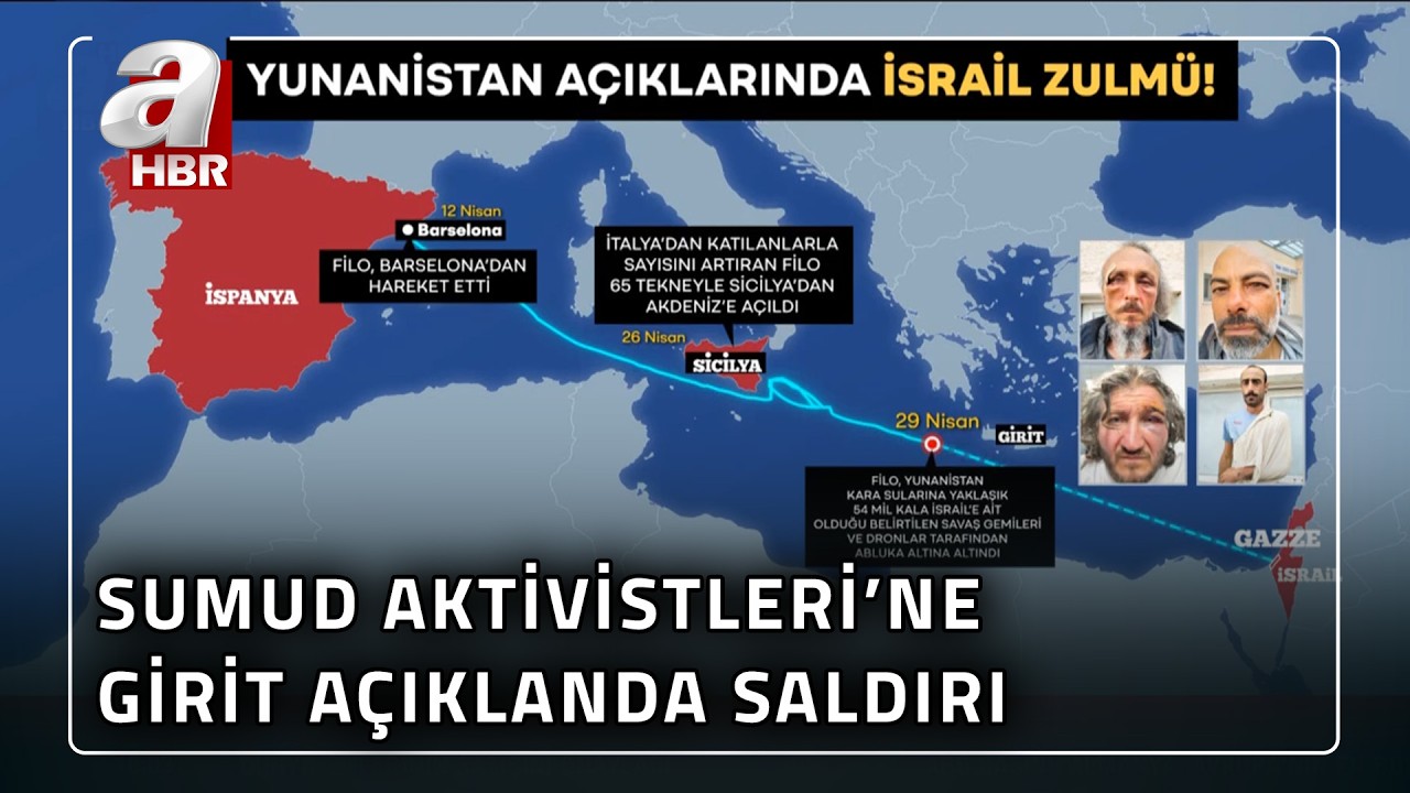 Yunanistan Açıklarında İsrail Zulmü! Yunanistan İsrail İle İşbirliği Mi Yaptı? | A Haber